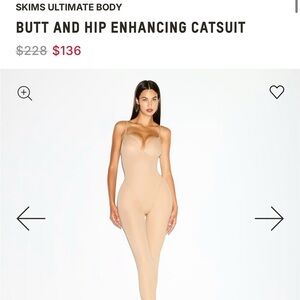 SKIMS Ultimate Body Enhancing Catsuit in Nude